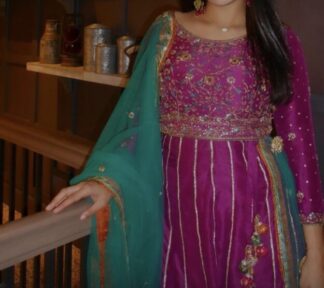 3 piece formal puple lehenga choli