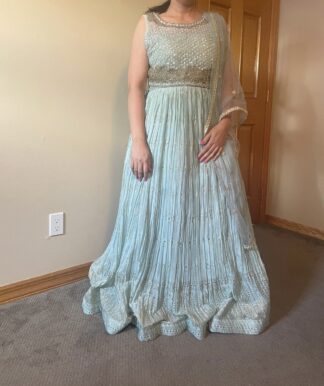 Blue Indian Lehenga Choli