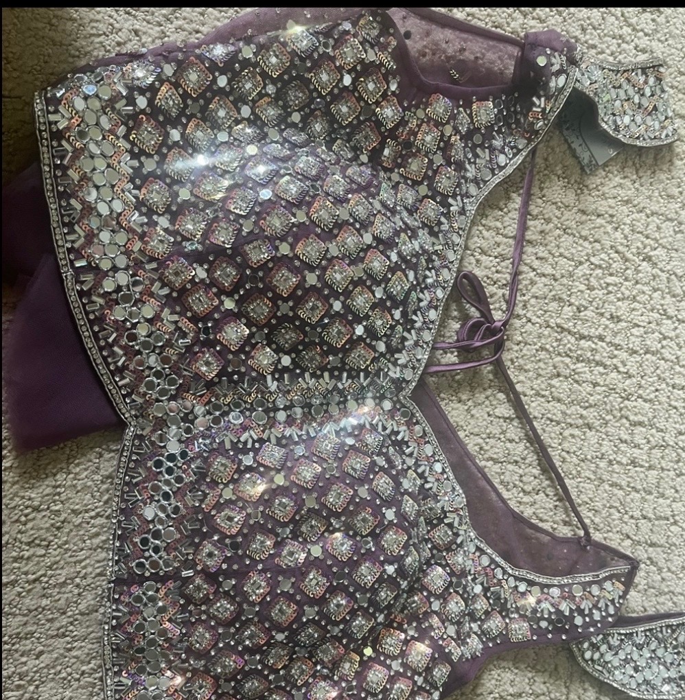 Purple Indian Reception dress from Ladlee - Image 2