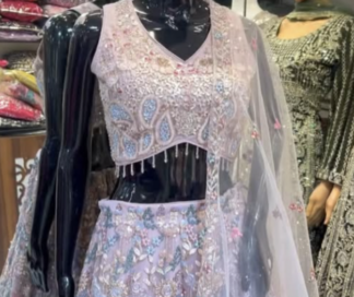 Pastel Purple Lehenga