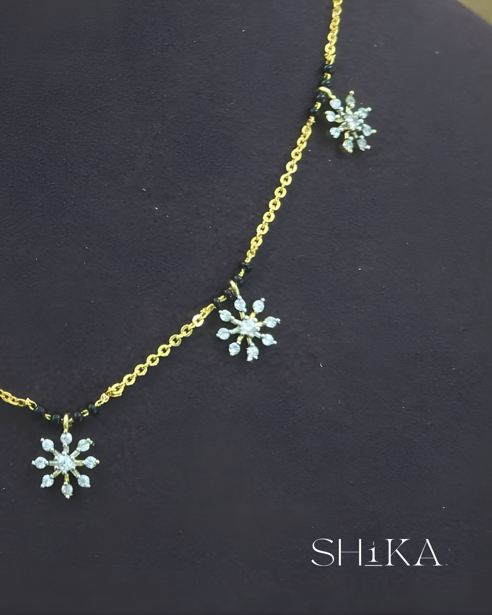 Dainty Flower Necklace - Image 2