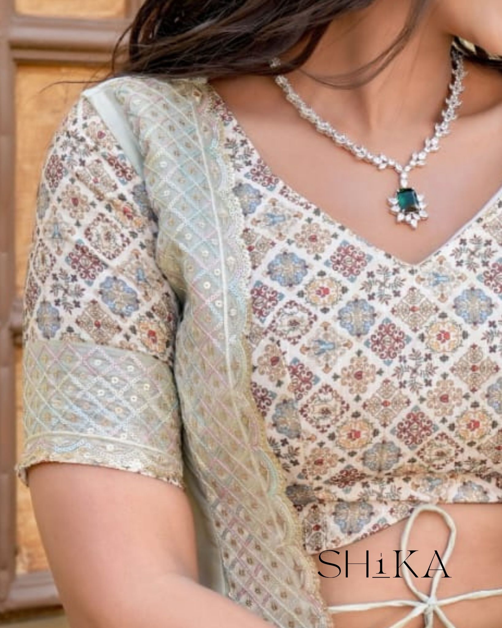 Frozen Orchid Lehenga - Image 4