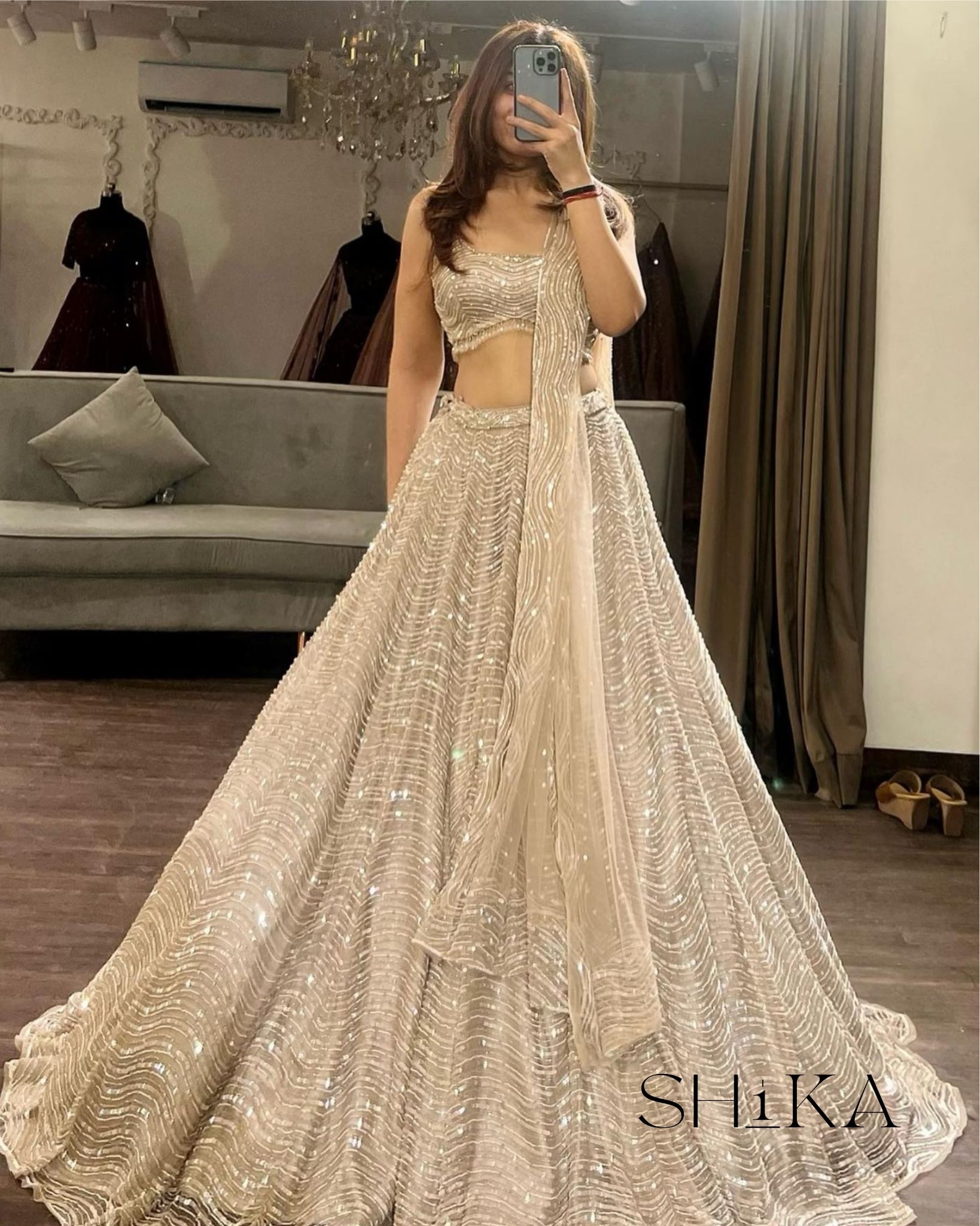 Eternal Winter Lehenga