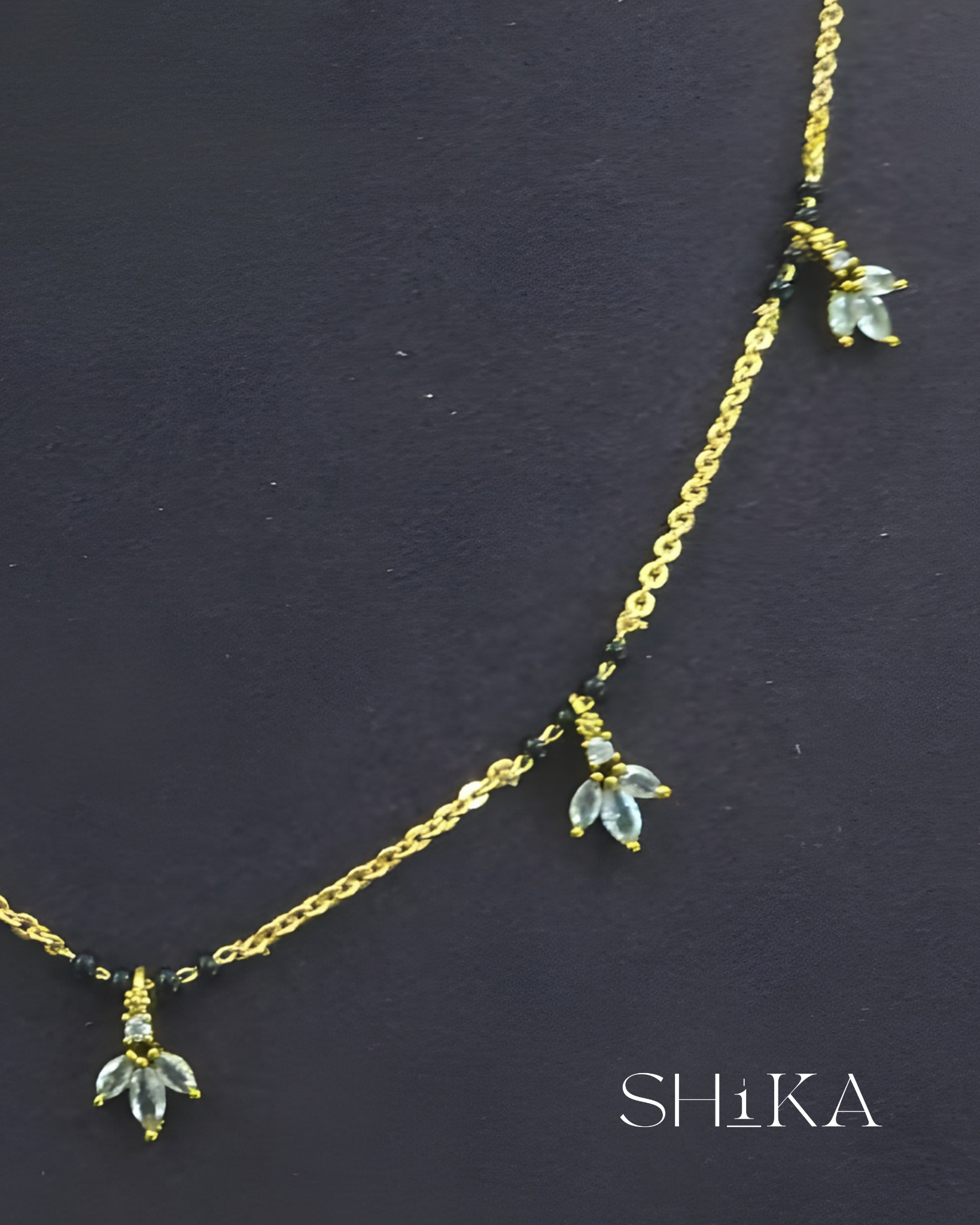 Dainty Leaf Necklace - Image 3