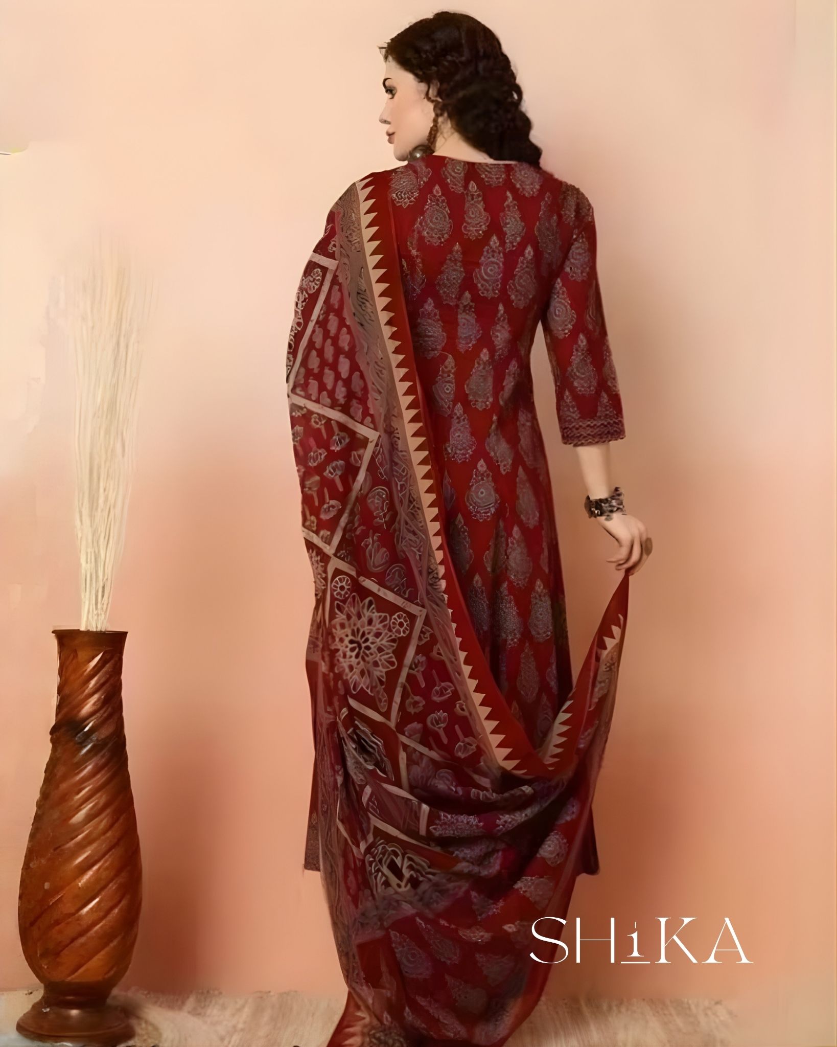 Rustic Clay Kurta Set - Image 4