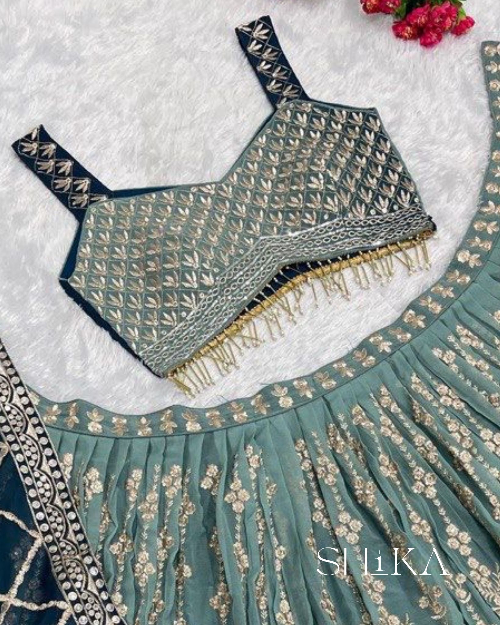 Jasmine Rain Lehenga - Image 6