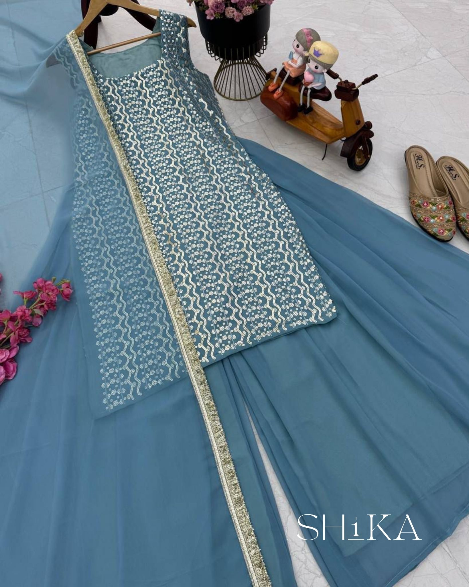 Horizon Glow Palazzo Set - Image 4