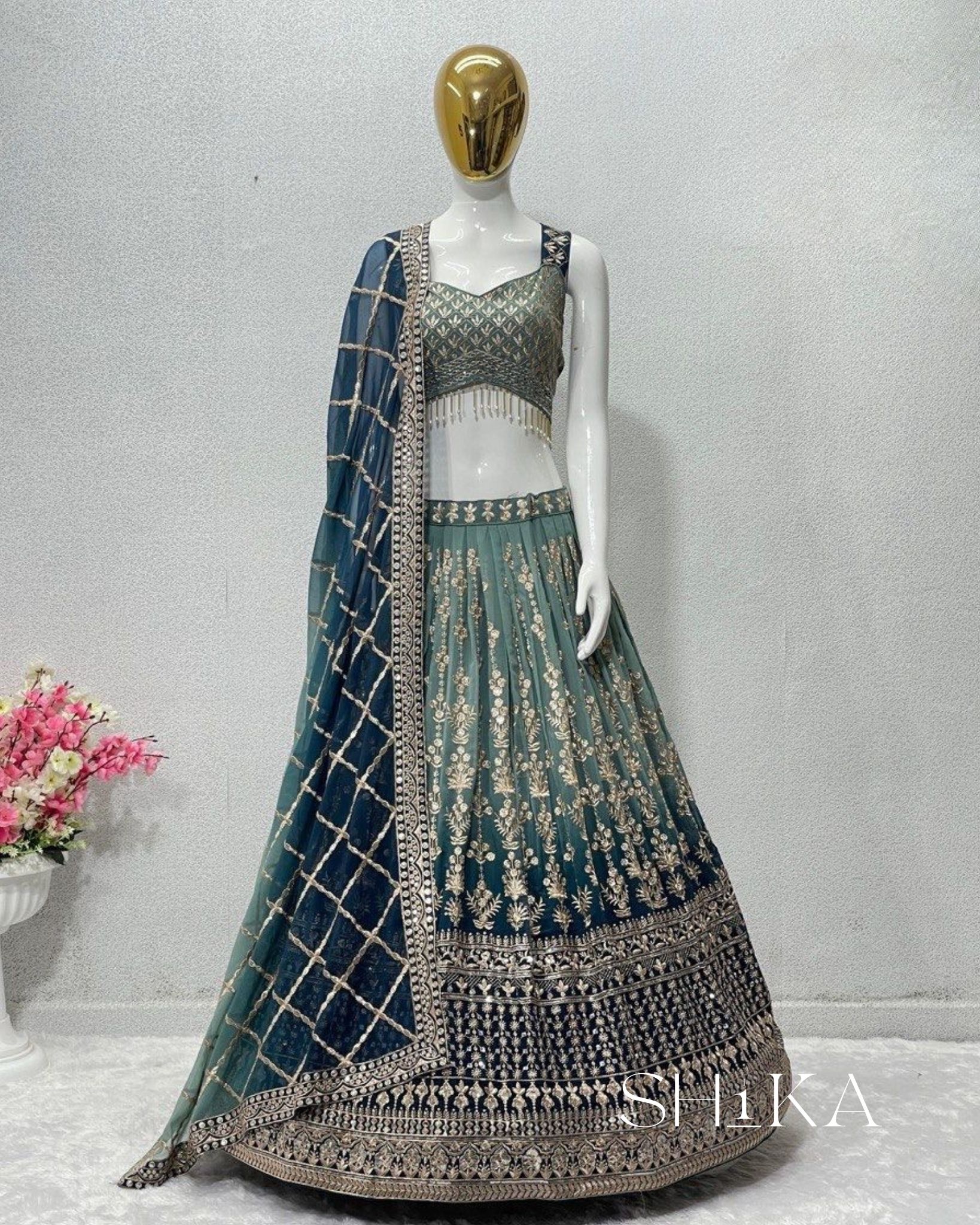 Jasmine Rain Lehenga - Image 5