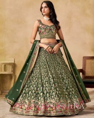 Sage Mist Lehenga