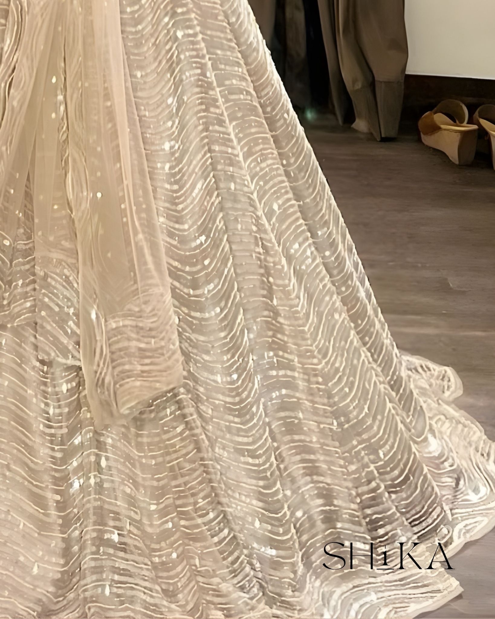 Eternal Winter Lehenga - Image 2