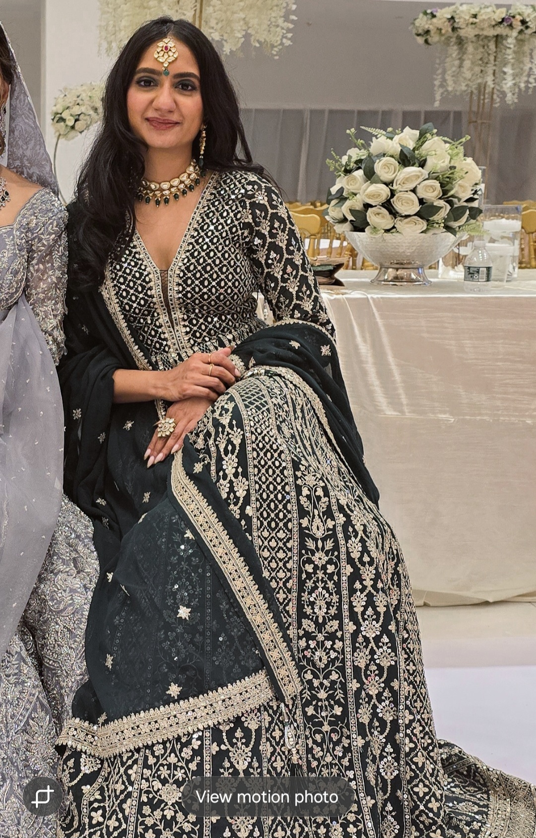 Kalki Green Embroidered Anarkali - Image 5