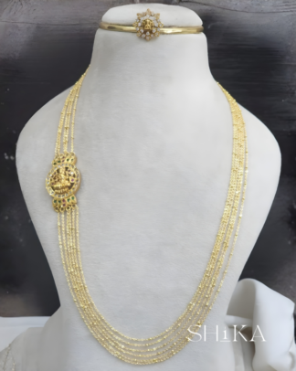 Chandraharam Gold Chain Necklace