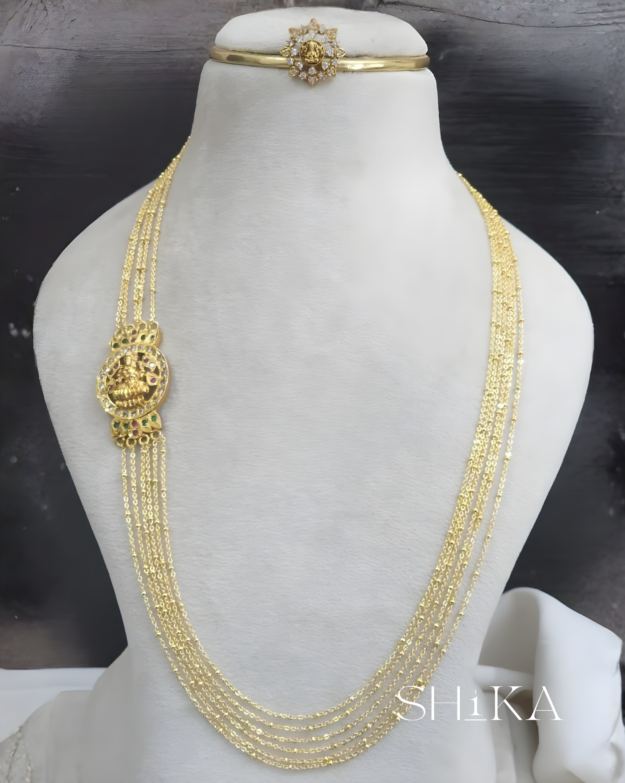 Chandraharam Gold Chain Necklace
