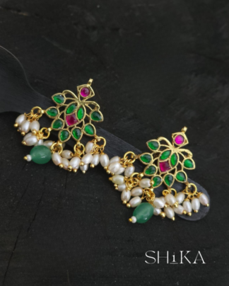 Jadau Kundan Screw Back Earrings