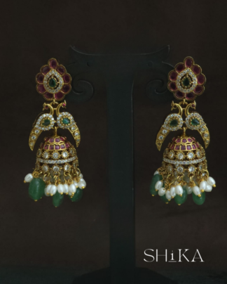 Kempu Buttas Earrings