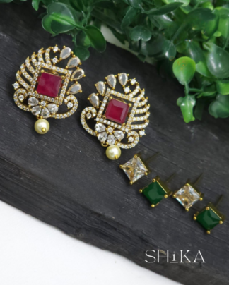 Interchangeable Drop Earrings