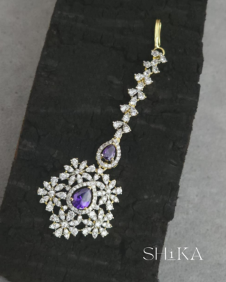 GJ Tear Drop Stone Tika - Blue