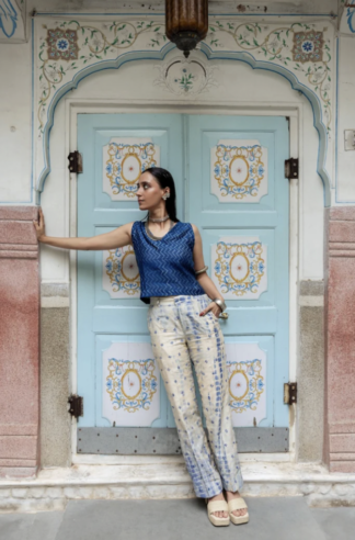 Leher Embroidered Pants