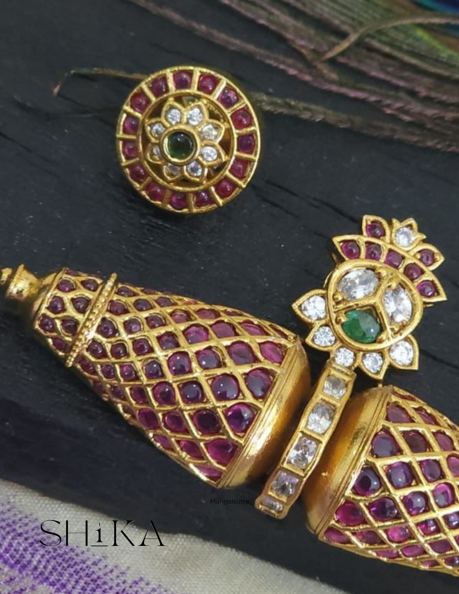 Kempu Pendant Set - Image 2