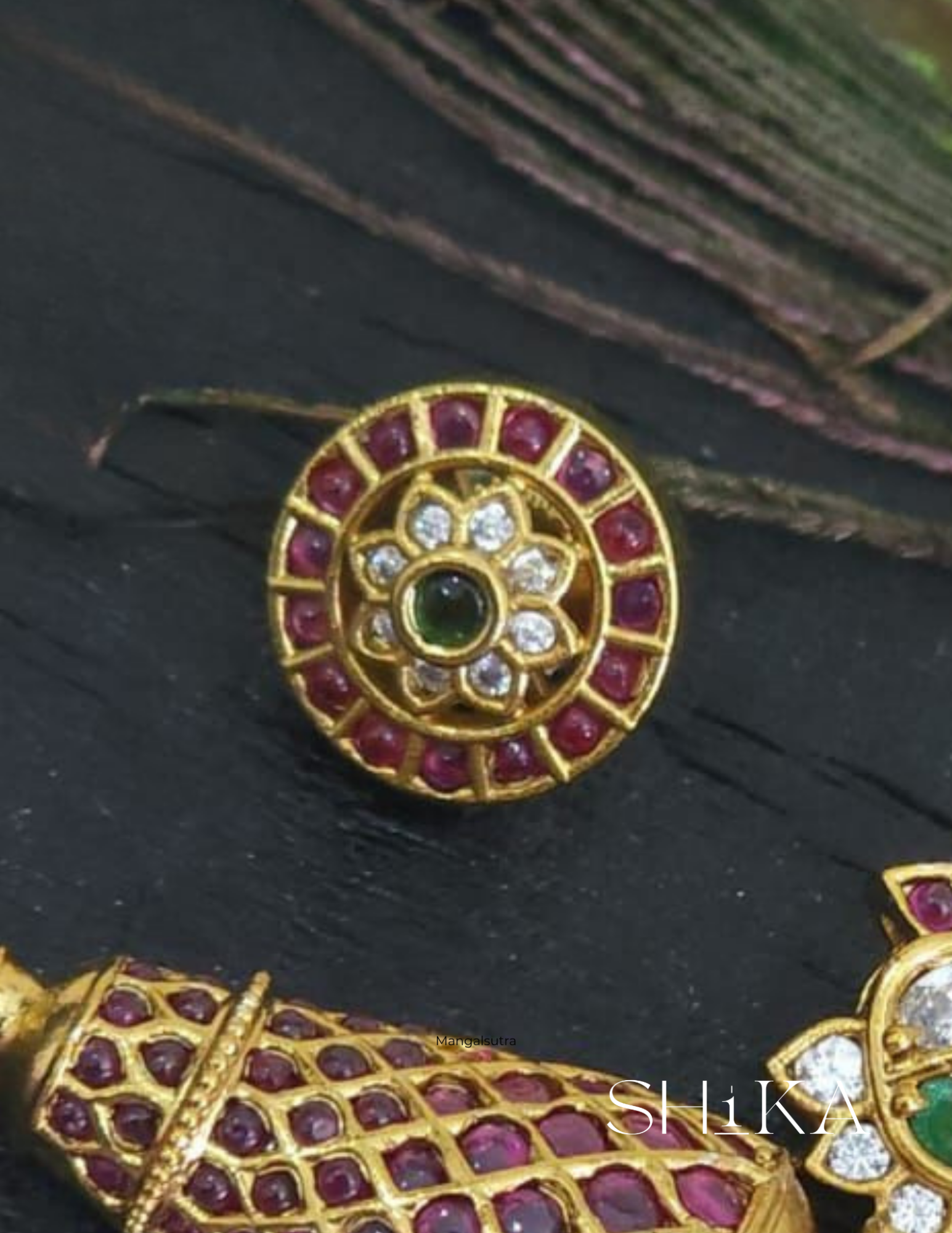 Kempu Pendant Set - Image 3