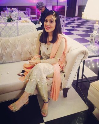 Tailored kurta and pants with dupatta